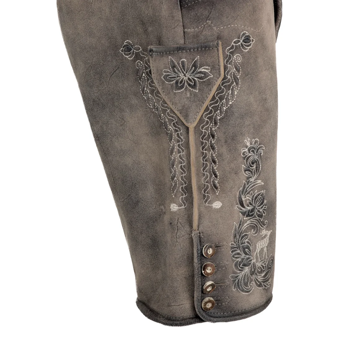 Lederhosen Grey Brown