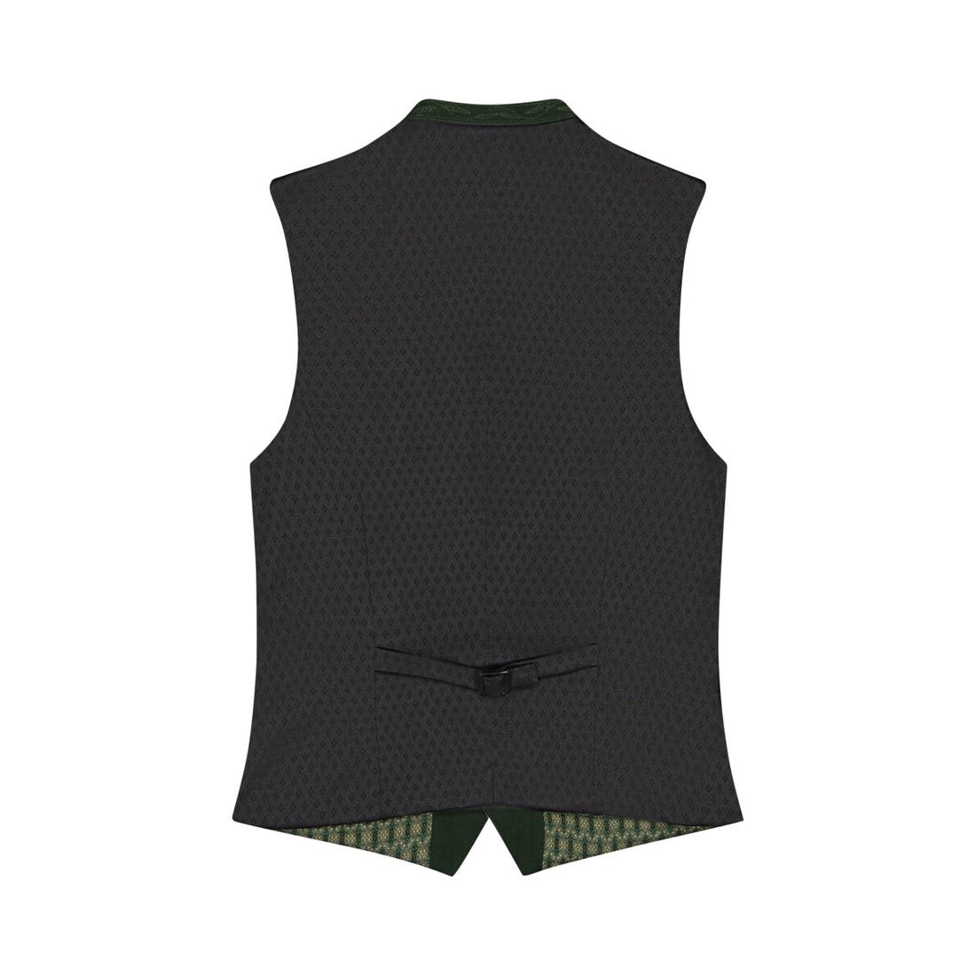 Bold Green Goat Suede Trachten Vest