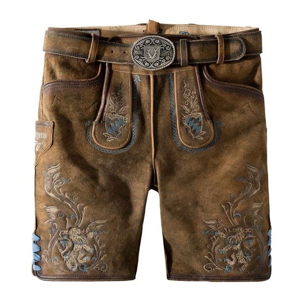 Brown Classic Deerskin Lederhosen