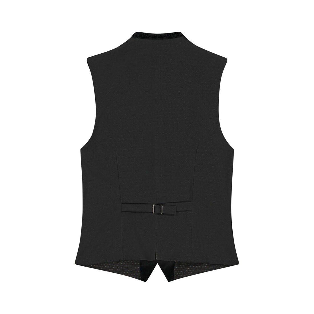 Classic Black Goat Suede Trachten Vest