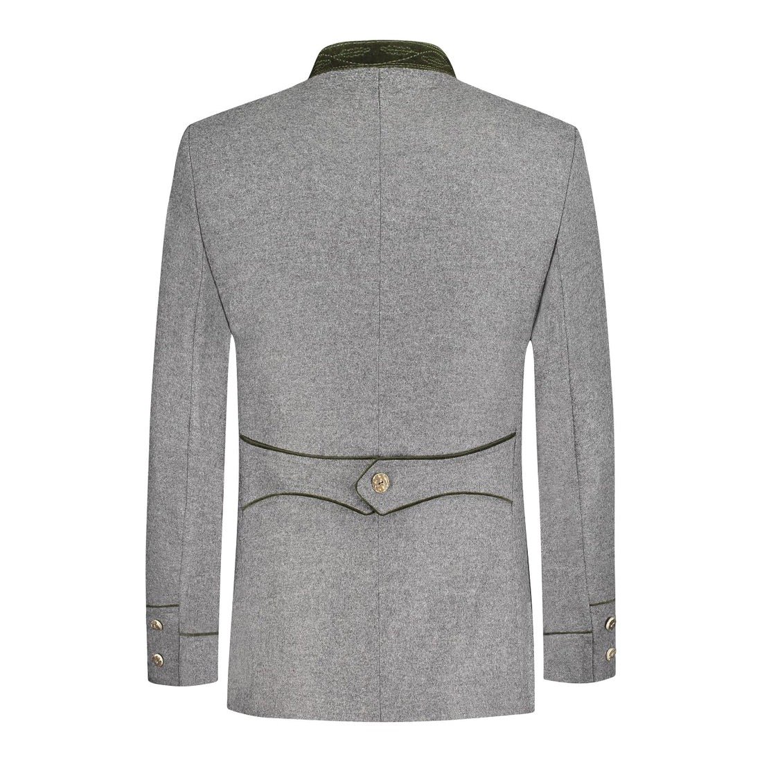 Cool Grey Bavarian Trachten Jacket – Traditional German Men’s Outfit