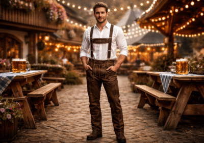 Leather Lederhosen Long